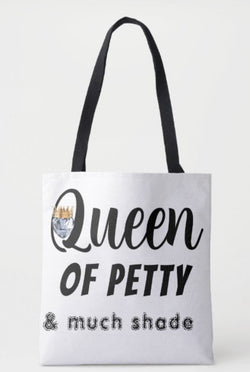 Women’s Fashion Boujee A$$ Grandma Queen of Petty Tote Bags