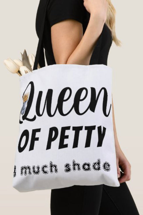 Women’s Fashion Boujee A$$ Grandma Queen of Petty Tote Bags