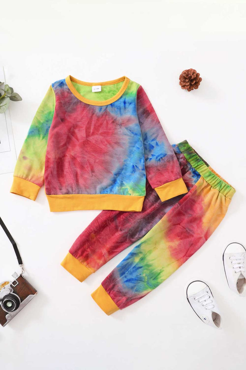 Kids Tie-Dye Top and Joggers Set