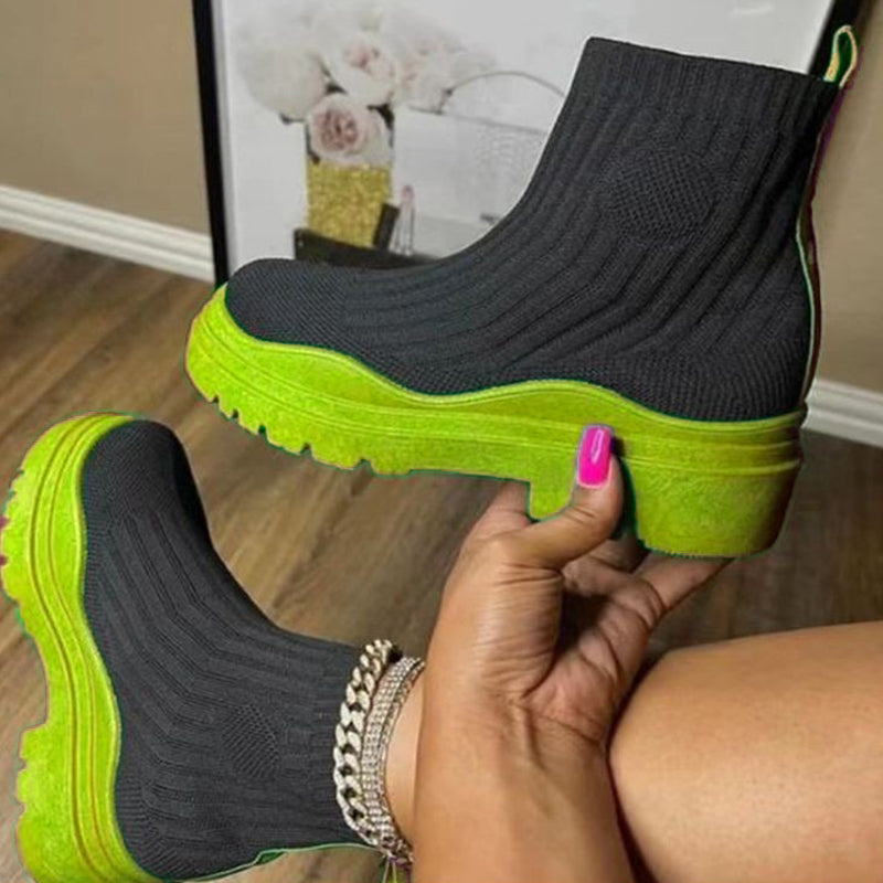 Women’s Fashion Ankle Platform Shoe/Boots