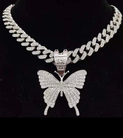 BUTTERFLY MIAMI CUBAN LINK NECKLACE