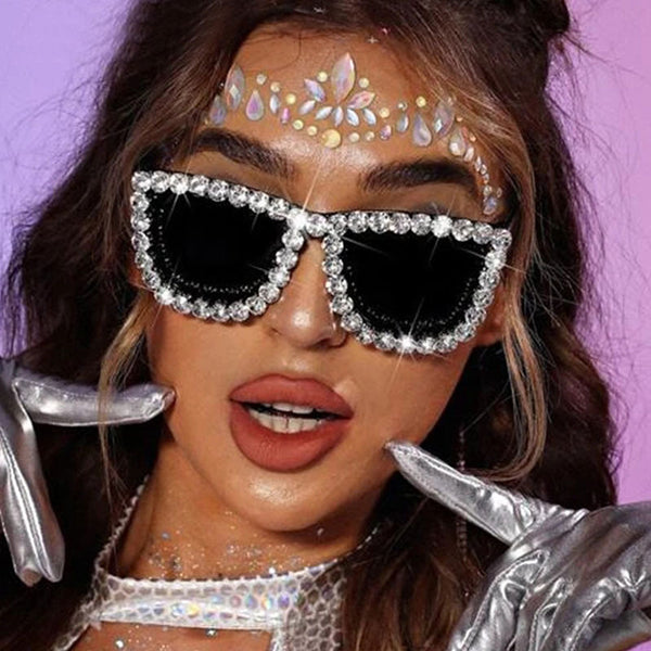 Fashion Trending Rhinestone Sunglasses