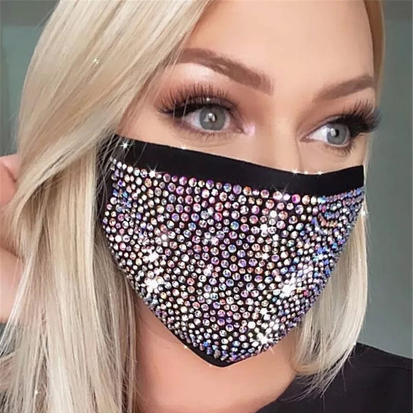 All Eyes On Me Rhinestone Mask