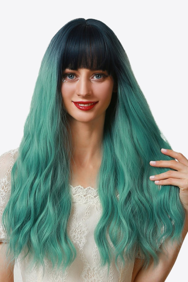 13*1" Mermaid Barbiee Wigs  Long Hair Wave 26" in Seafoam Ombre