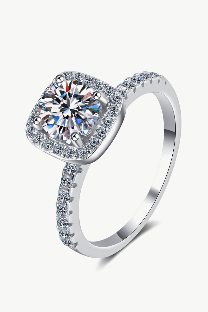 SelfLove Square Moissanite Ring